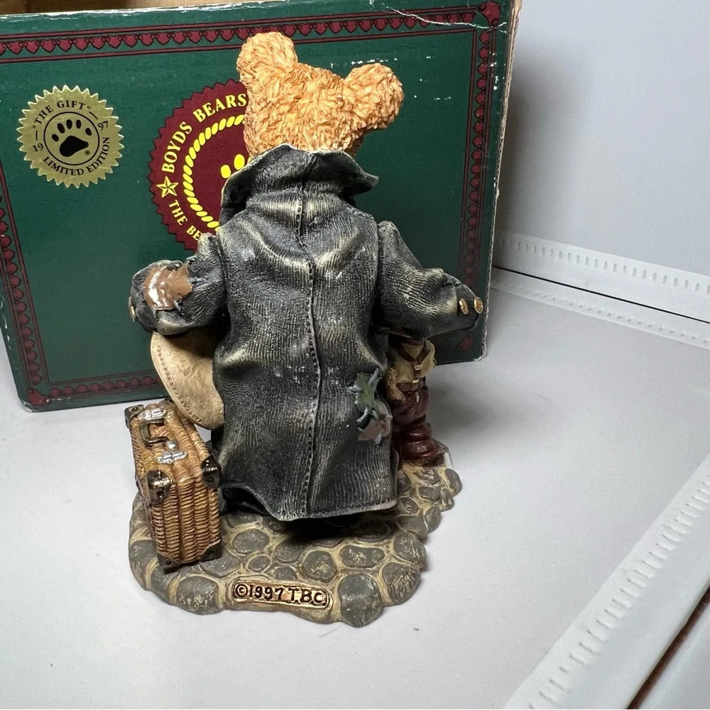 Boyds Bears & Friends Uncle Gus and Gary The Gift... Bear Figurine 1997 Boxed - Picture 4 of 9